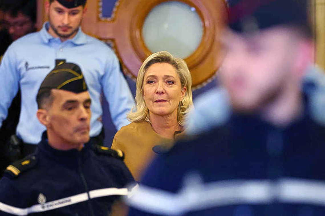 French prosecutors seek public office ban for  Le Pen but leave door open to presidential bid